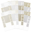Foiled Pattern Stepper Cards - Ink Me! Selection