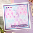 For The Love Of Masks - Layering Floral Honeycomb Tiles