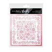 For the Love of Masks - Pretty Petals Frame & Background