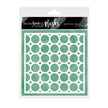 For the Love of Masks - Ink & Twist - Circular Tile