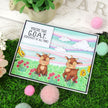 For the Love of Stamps - Happy Horse & Goats
