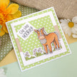 For the Love of Stamps - Happy Horse & Goats