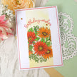 For the Love of Stamps - A Circle of Sunflowers
