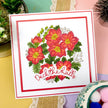 For the Love of Stamps - A Circle of Christmas Roses