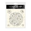 For the Love of Stamps - A Circle of Christmas Roses