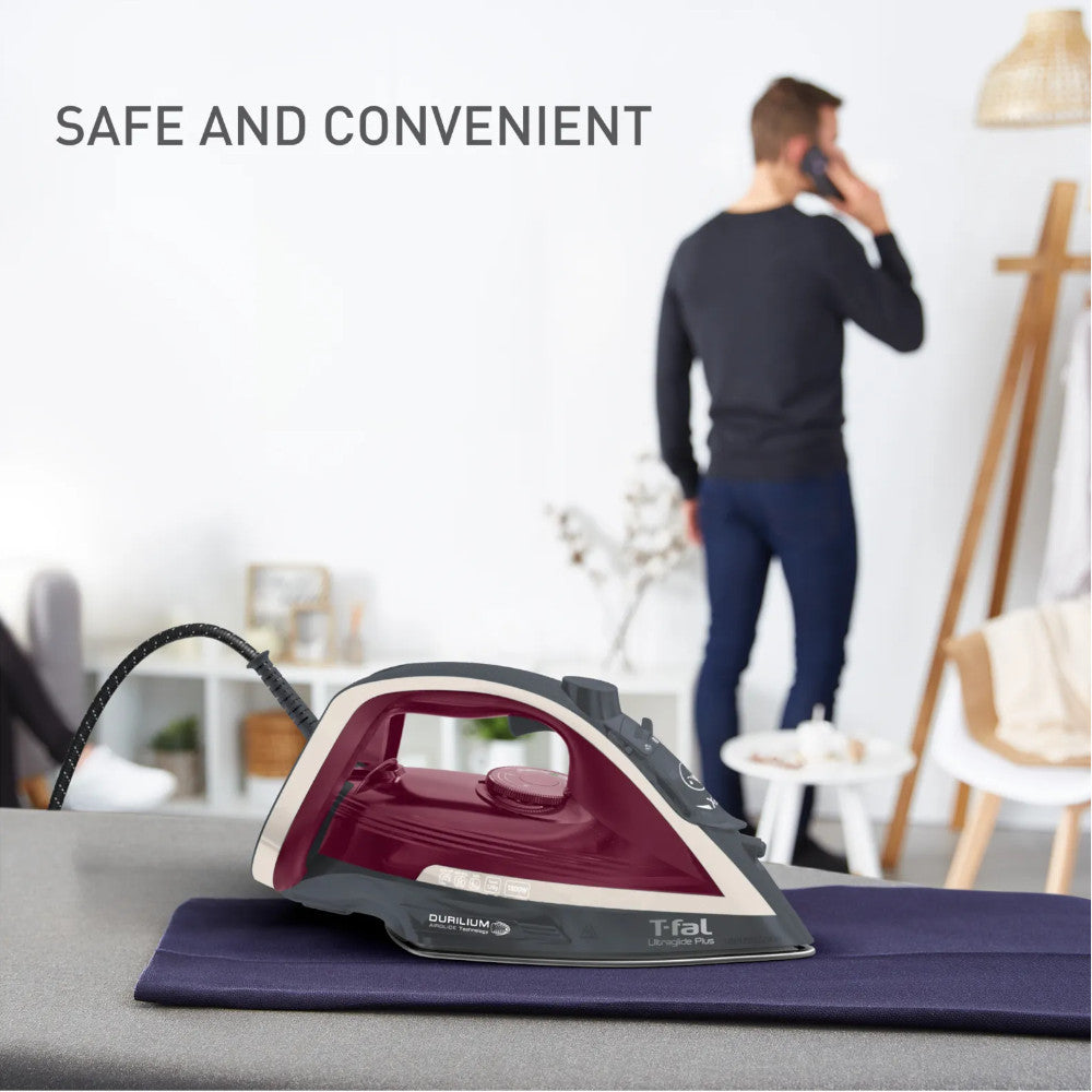 T-FAL FV5843 UltraGlide Plus Steam Iron - Blemished package with full warranty