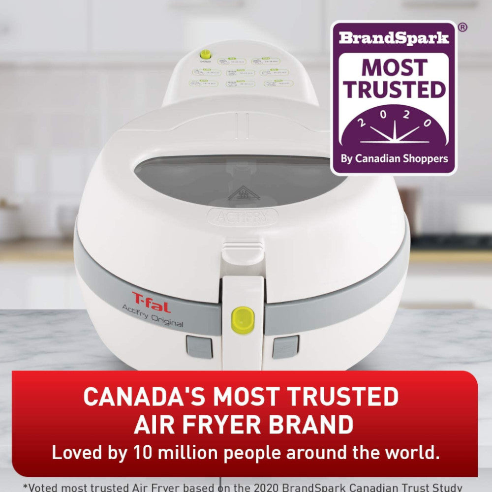 T-FAL Actifry Original Low Fat air Fryer, with Snacking Basket Accessory - FZ712150