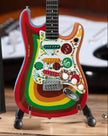George Harrison Fender Strat Rocky Design Mini Guitar