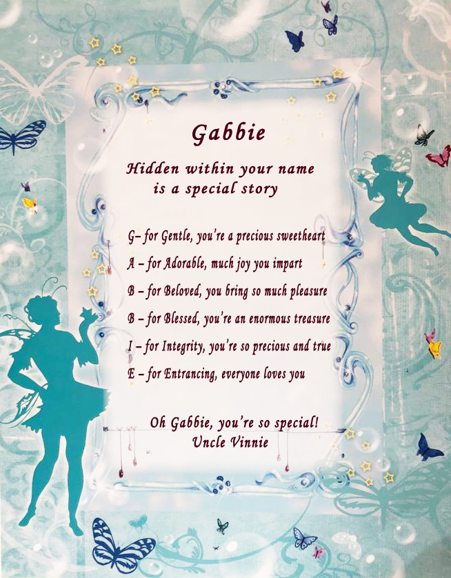Fairy Name Poem