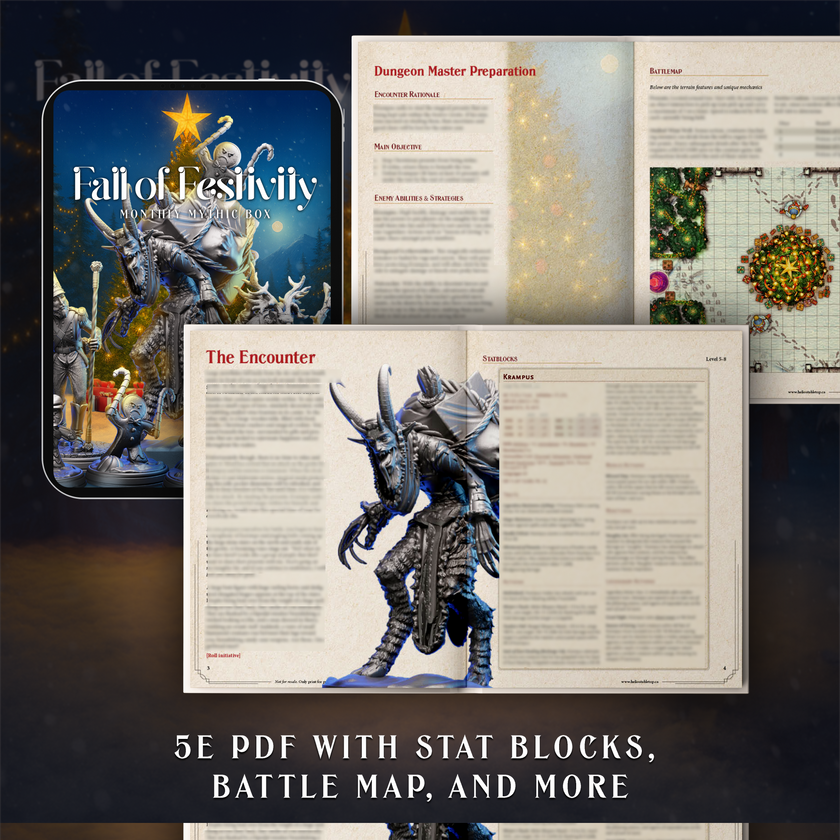 Fall of Festivity | Mythic Box | 5e Combat Encounter