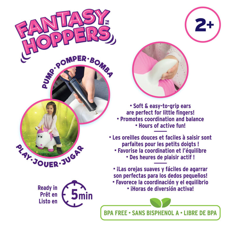 Farm Hoppers - FANTASY HOPPERS - LICORNE ROSE