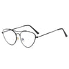Fashion Cat Eye Plain Glasses Women's Anti-blue Light