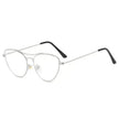 Fashion Cat Eye Plain Glasses Women's Anti-blue Light