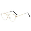 Fashion Cat Eye Plain Glasses Women's Anti-blue Light