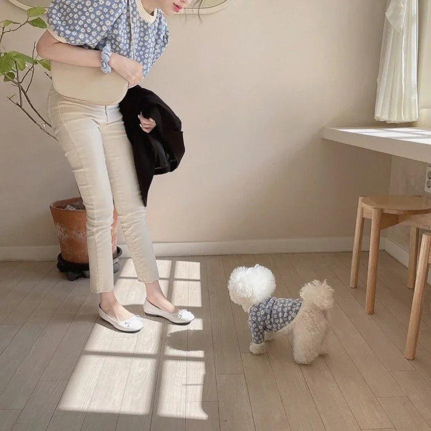 Fashion Cute And Simple Pet Dog Printing Clothes