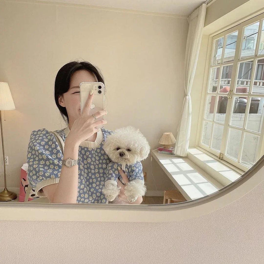 Fashion Cute And Simple Pet Dog Printing Clothes