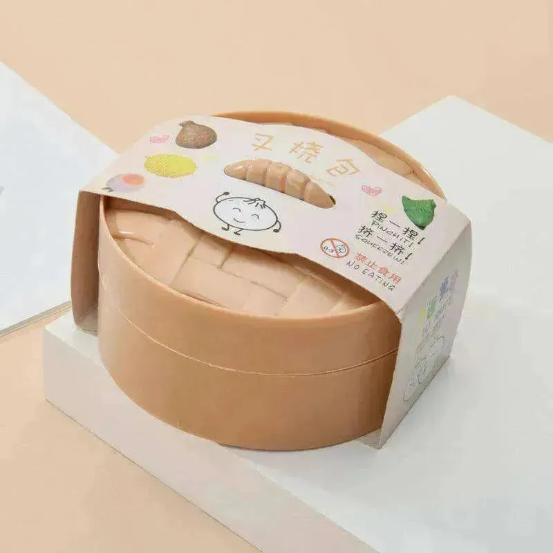 Fashion Personality New Simulation Steamed Bun Toy