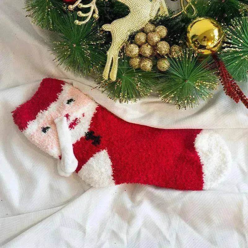 Fashion Simple Magnetic Christmas Socks For Men And Women