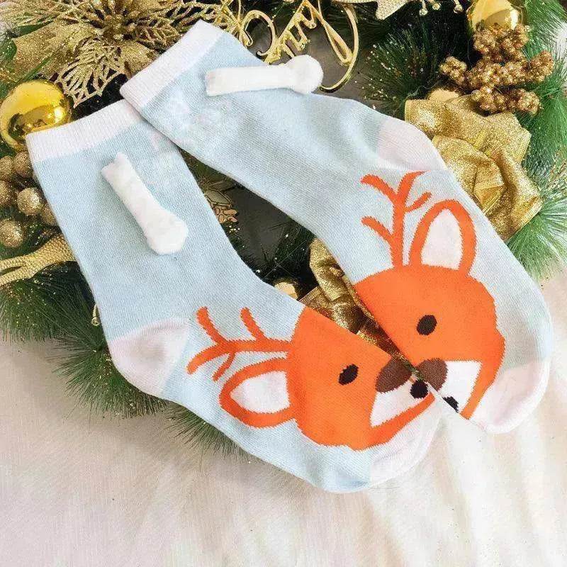 Fashion Simple Magnetic Christmas Socks For Men And Women