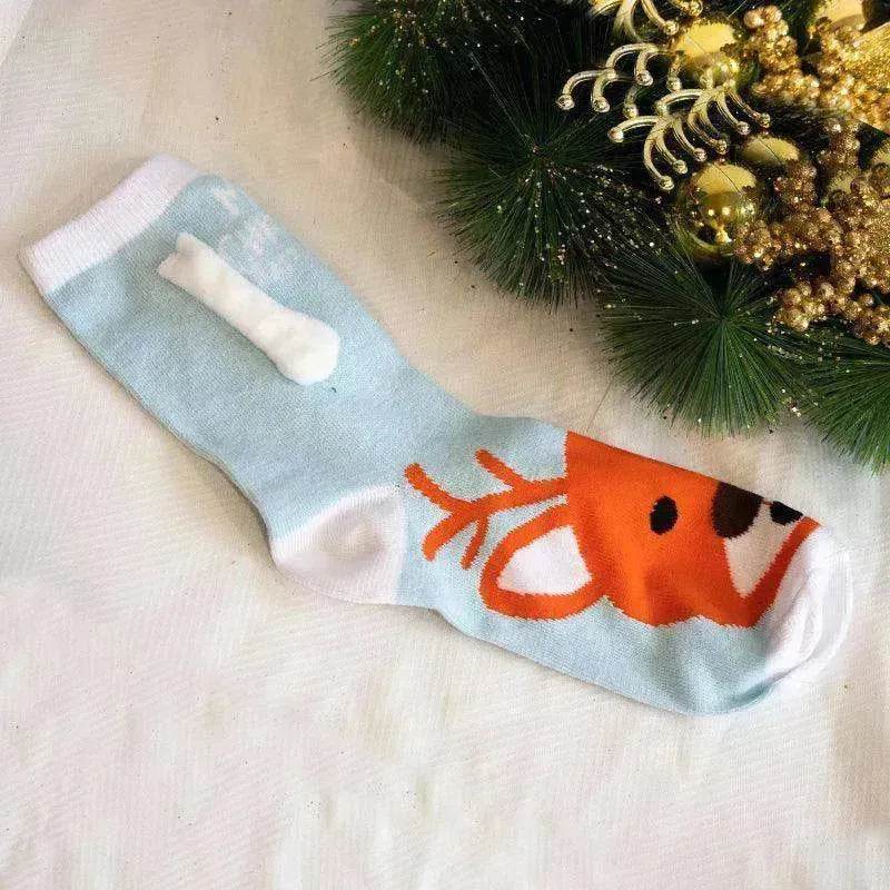 Fashion Simple Magnetic Christmas Socks For Men And Women