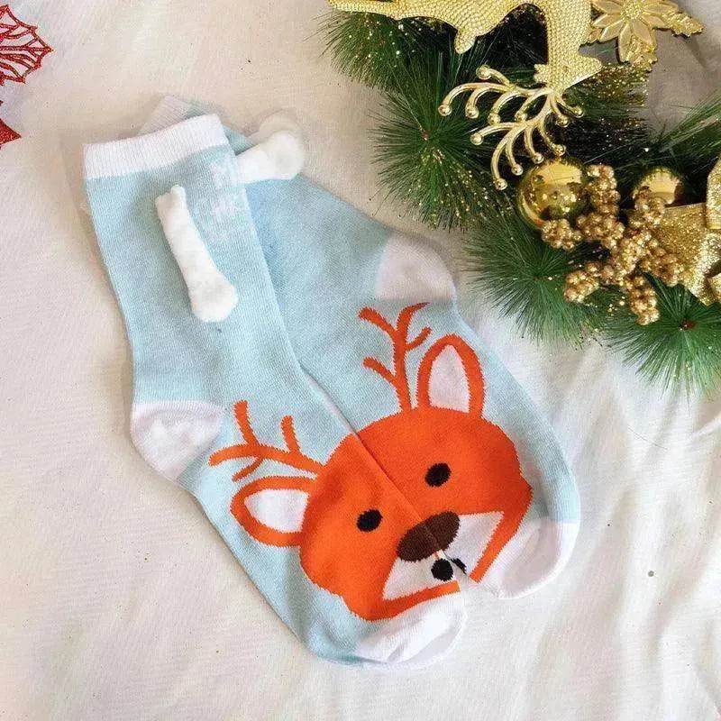Fashion Simple Magnetic Christmas Socks For Men And Women