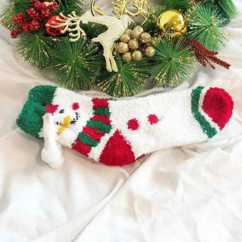 Fashion Simple Magnetic Christmas Socks For Men And Women
