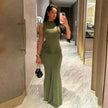 Fashion Sleeveless Dress with Pleated High Waist for Women: Slim Fit Style