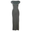 Fashion Slim-Fit Dress with High Waist, Hollow Detail, and Backless Design