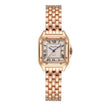 Fashion Stainless Steel Square Simple Design Couple Quartz Watch