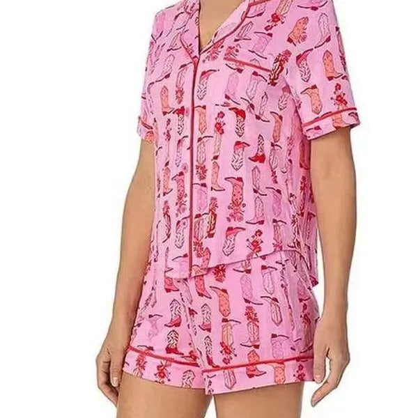Fashion Striped Casual Two-piece Suit Pajamas For Women