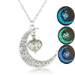 Fashion Trendy Men's Domineering Luminous Flame Dragon Necklace