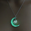 Fashion Trendy Men's Domineering Luminous Flame Dragon Necklace