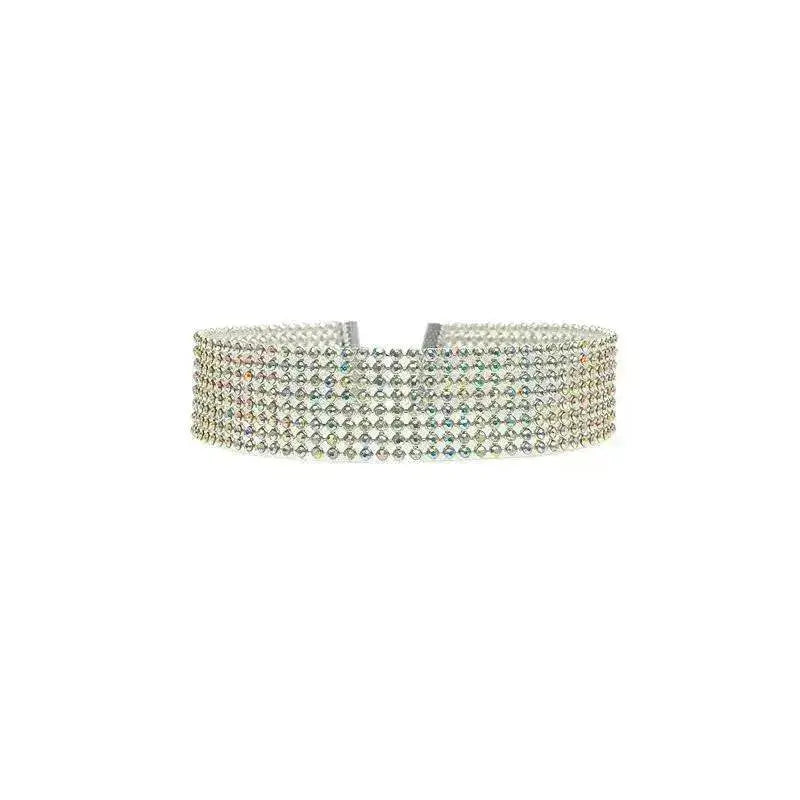 Fashion Women Full Crystal Rhinestone Choker Necklace Wedding Jewelry Chokers Necklaces for Women