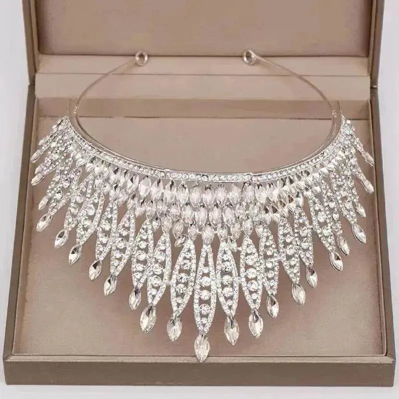 Fashion Women's Alloy Crystal Crown Headwear