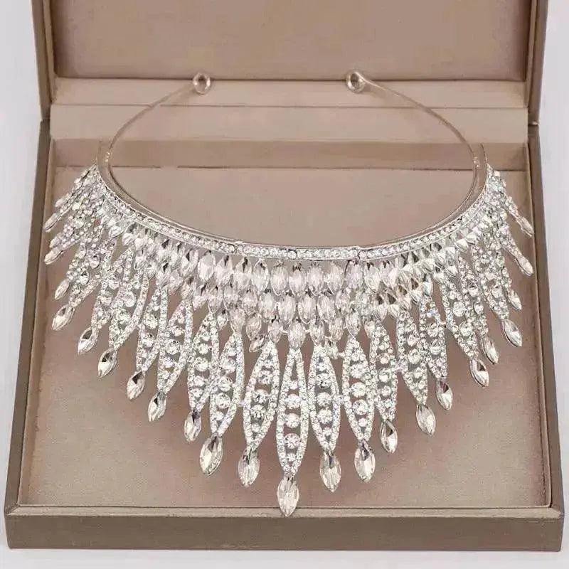 Fashion Women's Alloy Crystal Crown Headwear