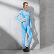 Fashion long sleeve gym suit