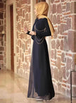 Fashionable Arab  Women's Pure Color Simple Jumpsuit