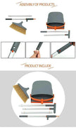 Fashionable Foldable Broom-Dustpan Set: House Helper