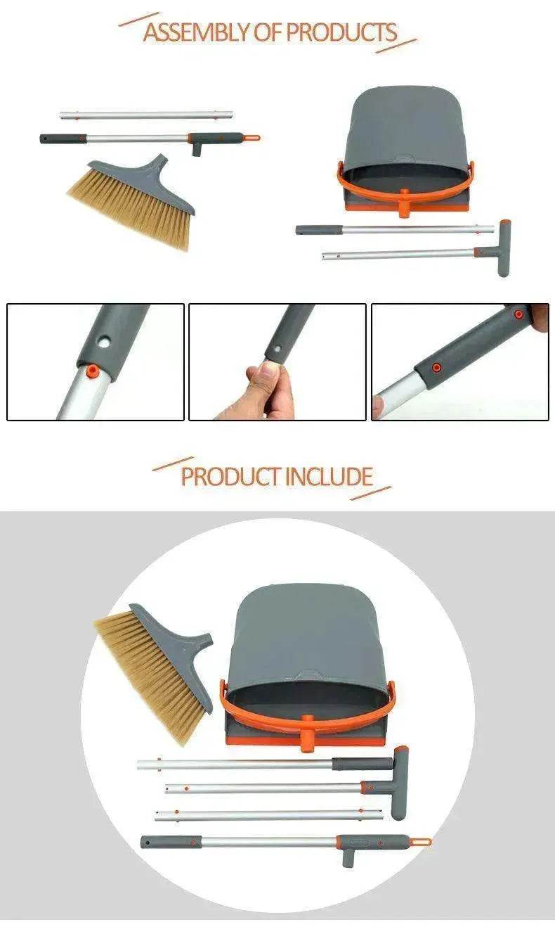Fashionable Foldable Broom-Dustpan Set: House Helper