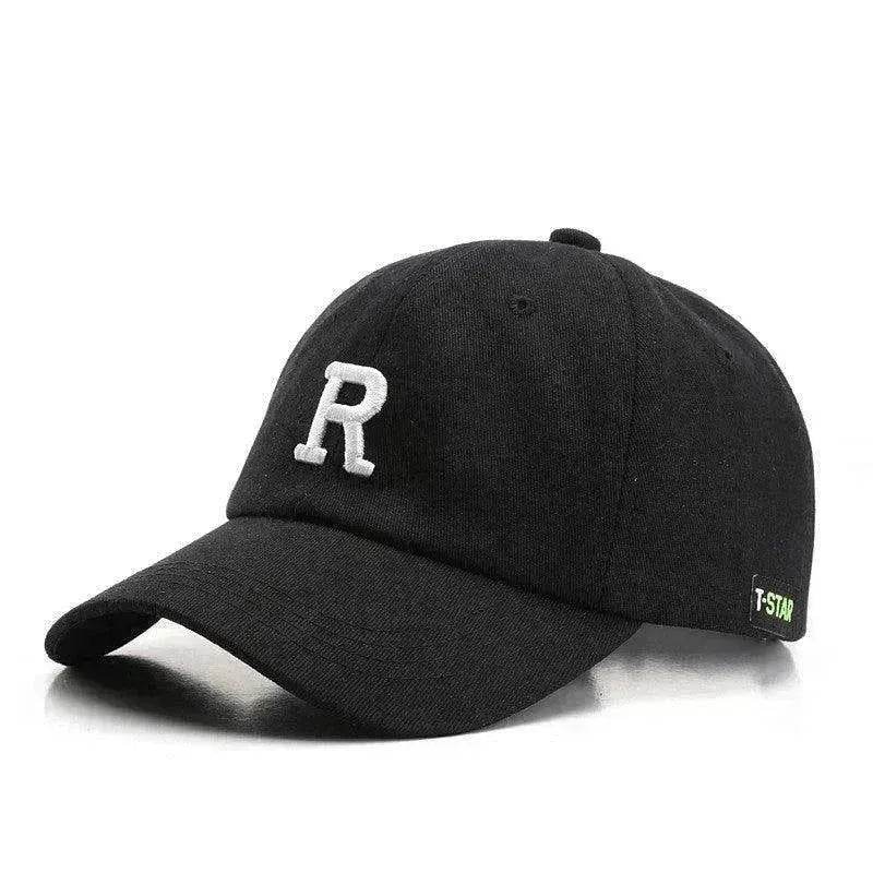 Fashionable Outdoor Simple One Letter Embroidery Sunshade Hat