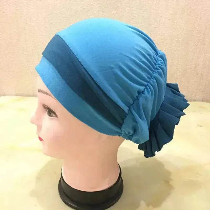 Fashionable Women's Double Color Board Bead Caps