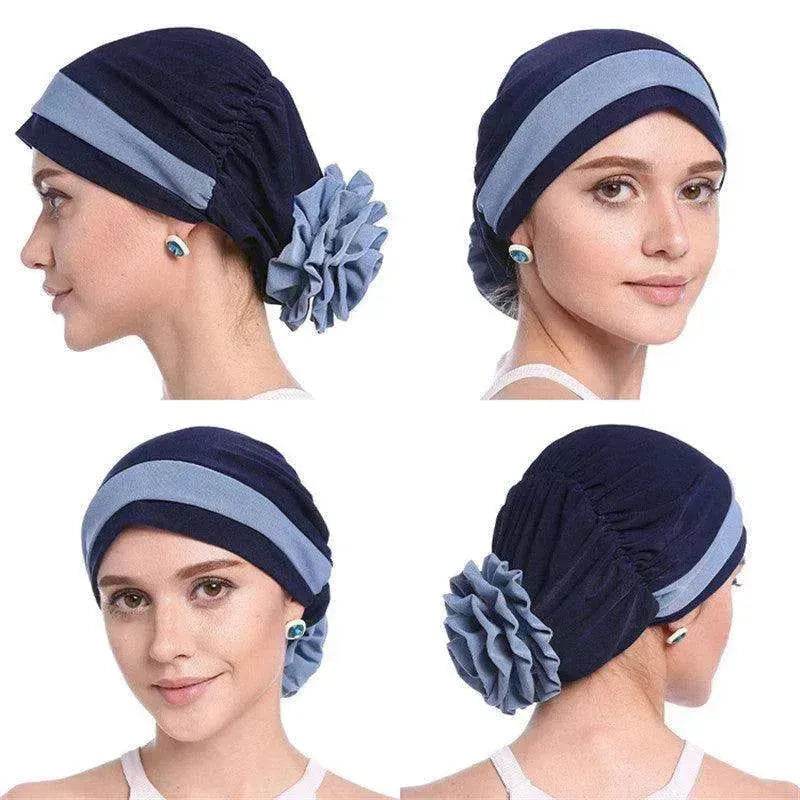 Fashionable Women's Double Color Board Bead Caps