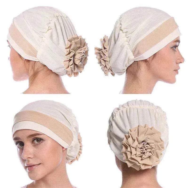 Fashionable Women's Double Color Board Bead Caps
