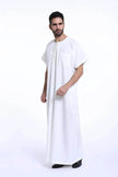Fashionable and Elegant Arab Contemporary Middle Eastern Men's Robe Moroccan Men's Jalabiya