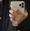 Fashionable with unique chain design ring