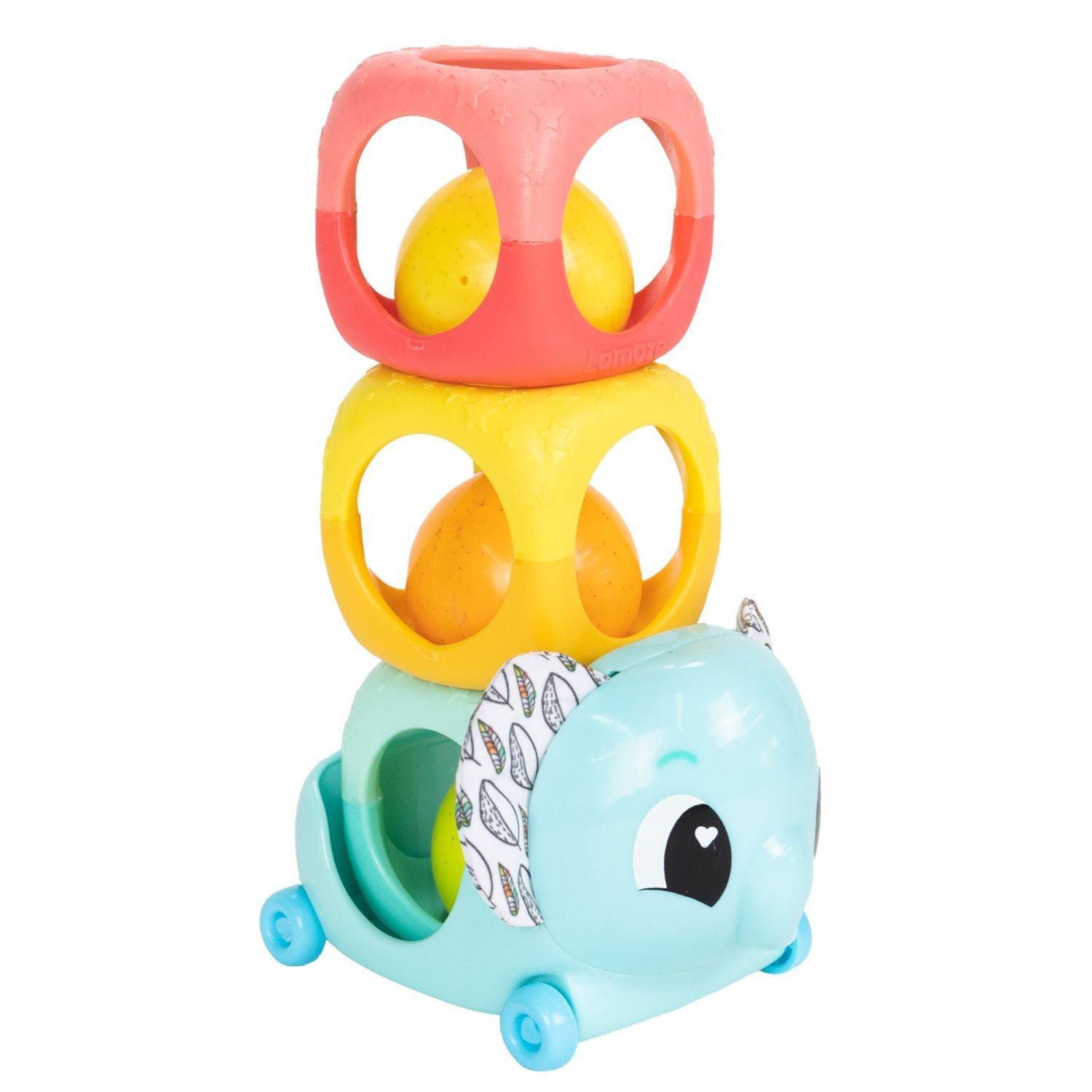 Fat Brain Toys - Lamaze - Stack Rattle and Roll Blocks