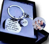 Father's Day I'll Always Be Your Little Girl Stainless Steel Keychain