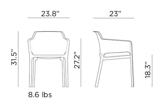 Fauteuil en filet