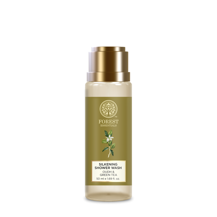Gel douche soyeux à l'oud et au thé vert de Forest Essentials