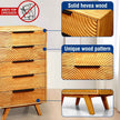 Harmony Solid Wood Dresser with 5 Drawers